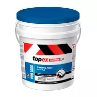 Topex Pintura para Interior Tipo 1 Lavable Blanco 2.5 Galones