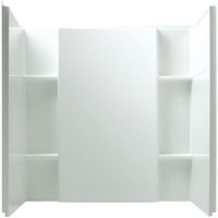 Cubículo De Ducha De 1.21 m Color Blanco