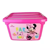 Caja Plástica Monserrat 21lt Minnie Mouse Disney