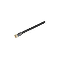 American Tack & Hard Cable Coaxial Rg6 Hembra Baja Pérdida Negro X 7.62 m