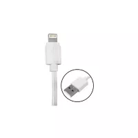 American Tack & Hard Cable de 8 Pines USB a Color Blanco X 0,91 M