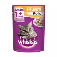 WHISKAS - Alimento Húmedo Whiskas Pouch Pollo 85 G