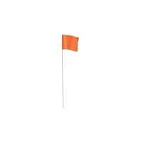 Bandera Con Estaca Color Anaranjado 6.35 X 8.89 X 53.34 cm