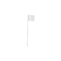 Bandera Con Estaca Color Blanco De 6.35 X 8.89 X 53.34 cm
