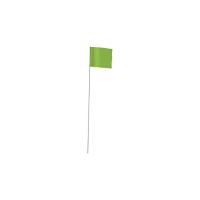 Bandera Con Estaca De Acero Color Verde 53.34 cm