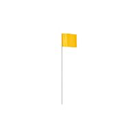 Bandera Con Estaca Color Amarillo De 6.35 X 8.89 X 53.34 cm