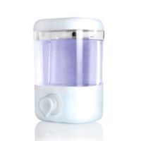 Dispensador de Gel Antibacterial/Jabón Líquido Plástico Blanco 500 ml de 17x11 cm Set X 12 Unidades