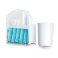 ENERGY PLUS Dispensador de Crema Dental Soporta 5 Cepillos Blanco de 15x13 cm Set X 12 Unidades