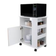 Mueble Auxiliar de Cocina para Microondas Moderna en Aglomerado 63 x 113.5  x 36 cm RTA Muebles RTA MUEBLES