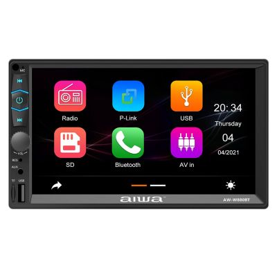 Radio Carro Pantalla 4 Bluetooth Mirrorlink Android Aiwa AW-W440BT AIWA