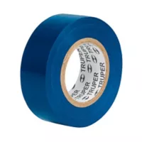 Cinta de Aislar Profesional de PVC Azul de 9 m X 19 mm Set X 8 Unidades