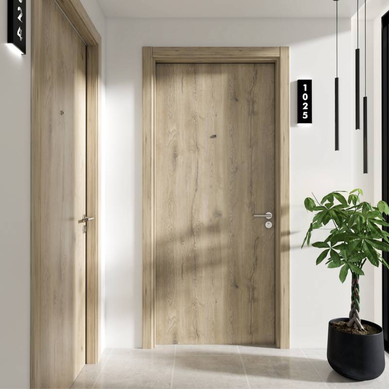 Colgador puerta de madera natural cerrado Ref.PP2 - Mabaonline