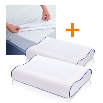 Set X2 Almohadas para Piernas Ortopédica con gel refrescante