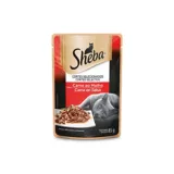 Alimento Húmedo Sheba Gato Adulto Carne 85 gr Set X 48 Unidades
