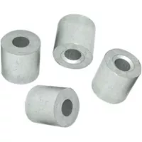 Tope De Aluminio Para Cable 1/4 (4U)