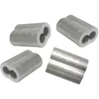 Ajuste Cable Aluminio 1/8 4 Unidades