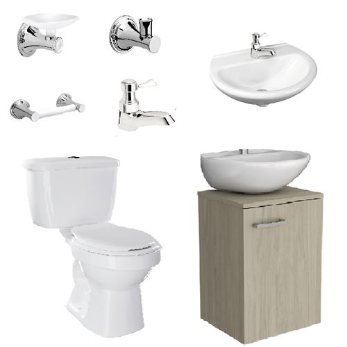 Set Accesorios Baño Blanco MICA