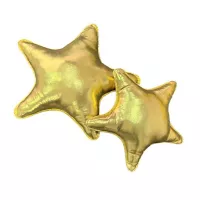 Cojín Decorativo Navideño Estrella X2 - Dorado