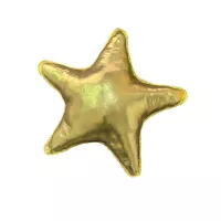 Cojín Decorativo Navideño Estrella - Dorado