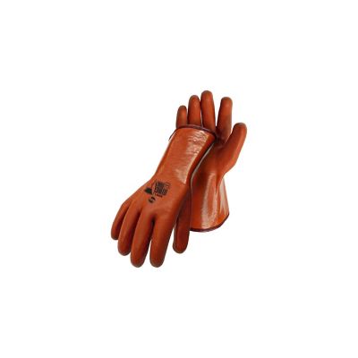 Guantes de Mecanico Cuero de Venado Talla L BOSS MFG