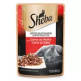 Alimento Húmedo Para Gato Adulto Carne Sheba Sobre 85g