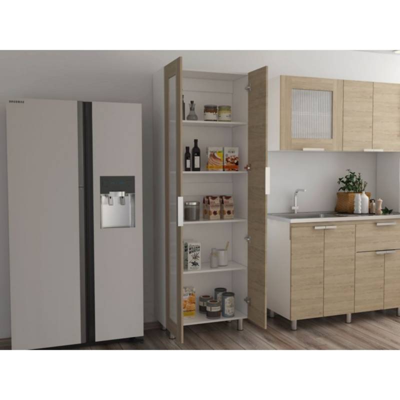 Mueble Auxiliar Cocina Budapest Teca - 2020 Home