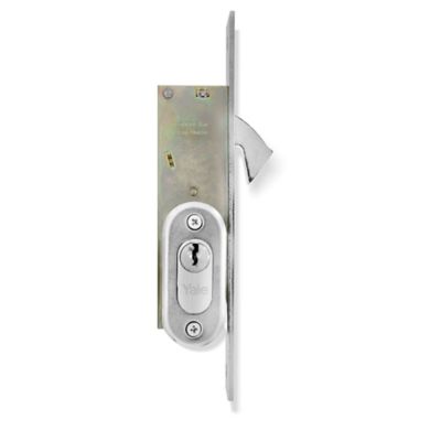 Cerradura para puertas corredizas cromo brillante Lock 22CM