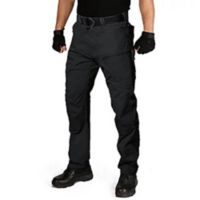 Pantalon Militar Hombre Casual Transpirable 002 Negro 34