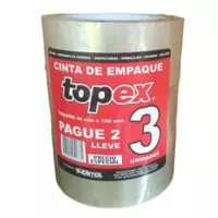 Cinta Empaque Topex 48mmx100mt Pague 2 Lleve 3