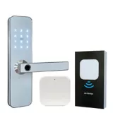 Cerradura Digital Inteligente Blanca/silver Con Gateway