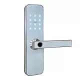 Cerradura Digital Inteligente Blanca/silver Con Biometria