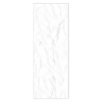 Ceramica Pared Calacatta 30x90 Brillante Relieve Leaf Cj/X 1,08 M2
