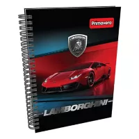 Primavera Cuaderno 7m Argollado Cuadriculado Lamborghini P08