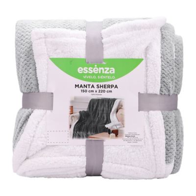 FRAZADA MANTA SHERPA DOBLE CARA 1.5 PLAZA GENERICO