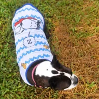 Camiseta Para Mascota Snoopy Blanco XS