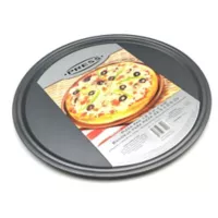 Bandeja Molde Redonda para Pizza 32.5 x 0.9 cm Press 77109 Gris