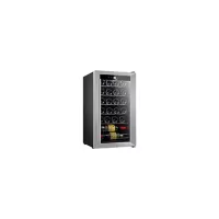Nutrichef Refrigerador de Vino Color Negro y Plata