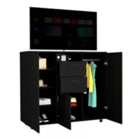 Virtual Muebles Closet Matrix 122x140x51cm Wengue