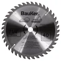 Bauker Disco para madera 7-1/4 pulgada 40 dientes B725A40