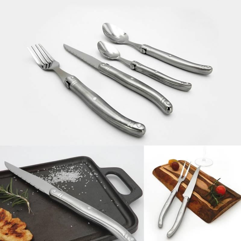 SET DE 6 CUCHILLOS CARNE MONTP. ACERO INOX