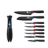 Set x8 Cuchillos + Afilador Samurai
