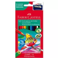 Colores Acuareables x 12 Faber Castell