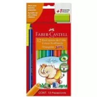 Colores Triang. Jumbo x 12 Faber Castell