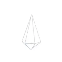 Aplique Diamante Hierro 16.5x28 cm Blanco Wire