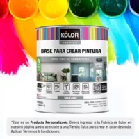 Base Pastel Mate 5 gl Kolor Exterior Deluxe