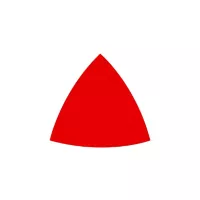Papel de Lija Triangular Grano 220 de 9.52 cm