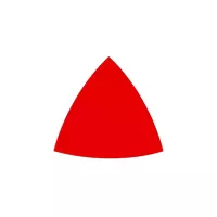 Papel de Lija Triangular Grano 80 de 9.52 cm