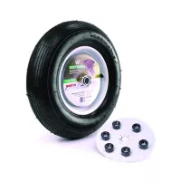 Neumático Universal para Carretilla de 40.64 cm Rodamiento de 1.58 cm
