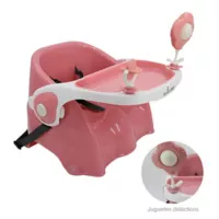 Silla Comedor Booster Bozz Premium Baby Rosa