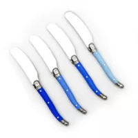 Set x4 Cuchillos de Mantequilla Montpellier Azul
